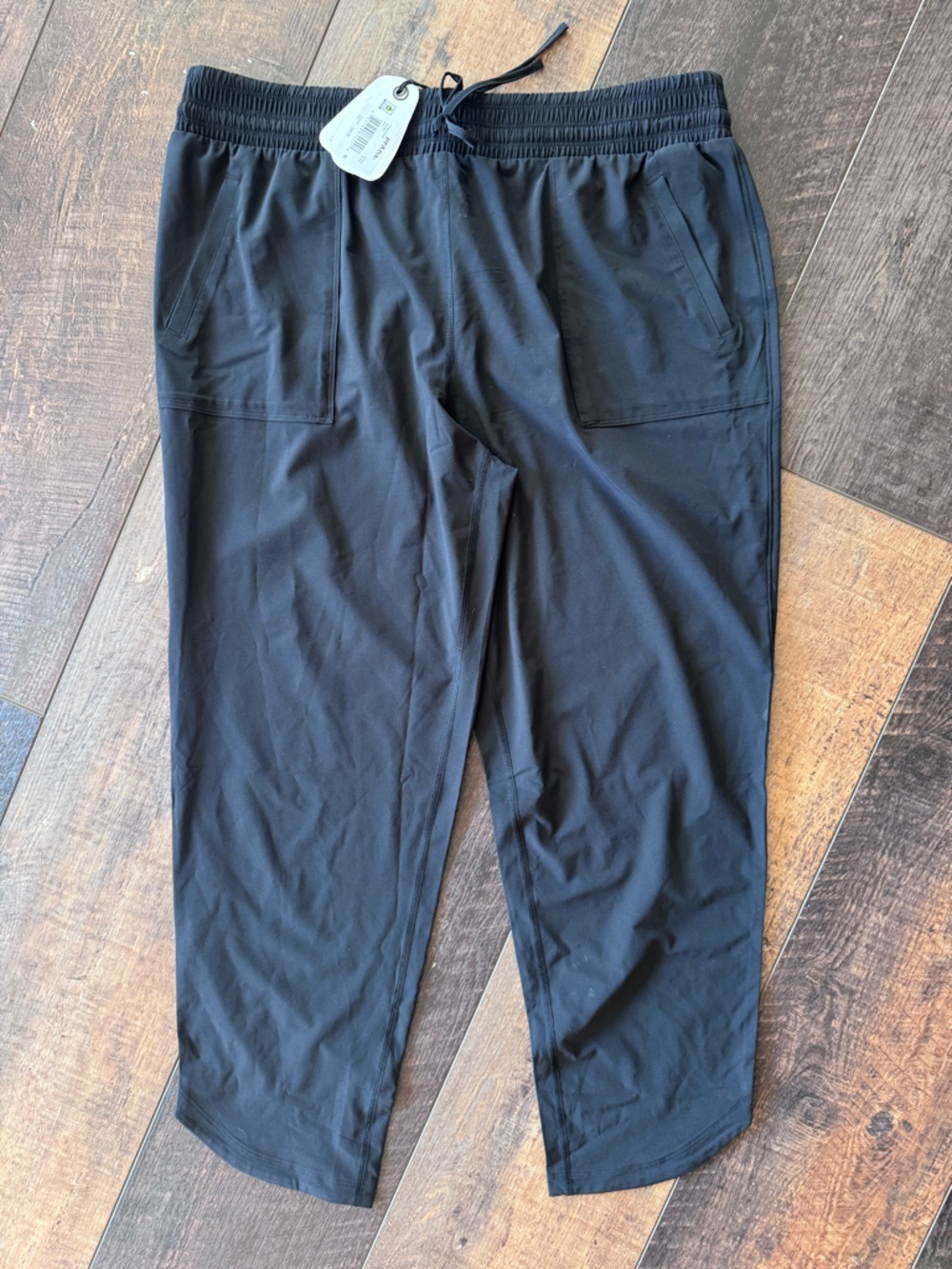 prAna Folgaria Pant Women’s XL Black Stretch Travel Jogger NWT